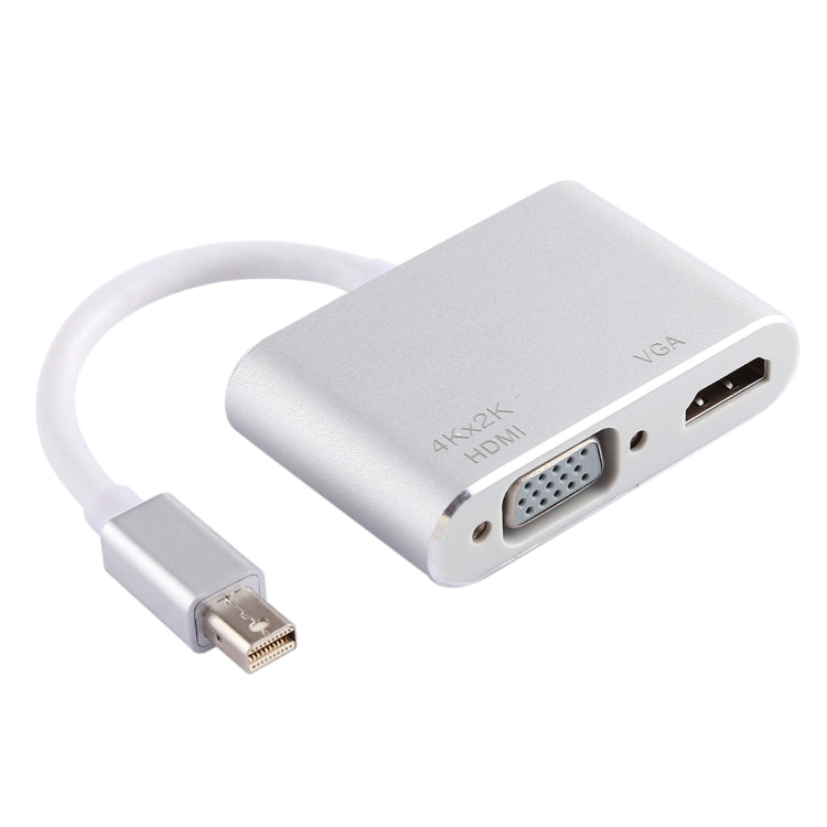 Adattatore 2 in 1 da Mini DisplayPort a VGA e HDMI 4Kx2K Adattatore 2 in 1 da Mini DisplayPort a VGA e HDMI 4Kx2K
